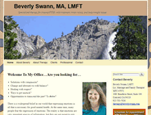 Tablet Screenshot of beverlyswann.com